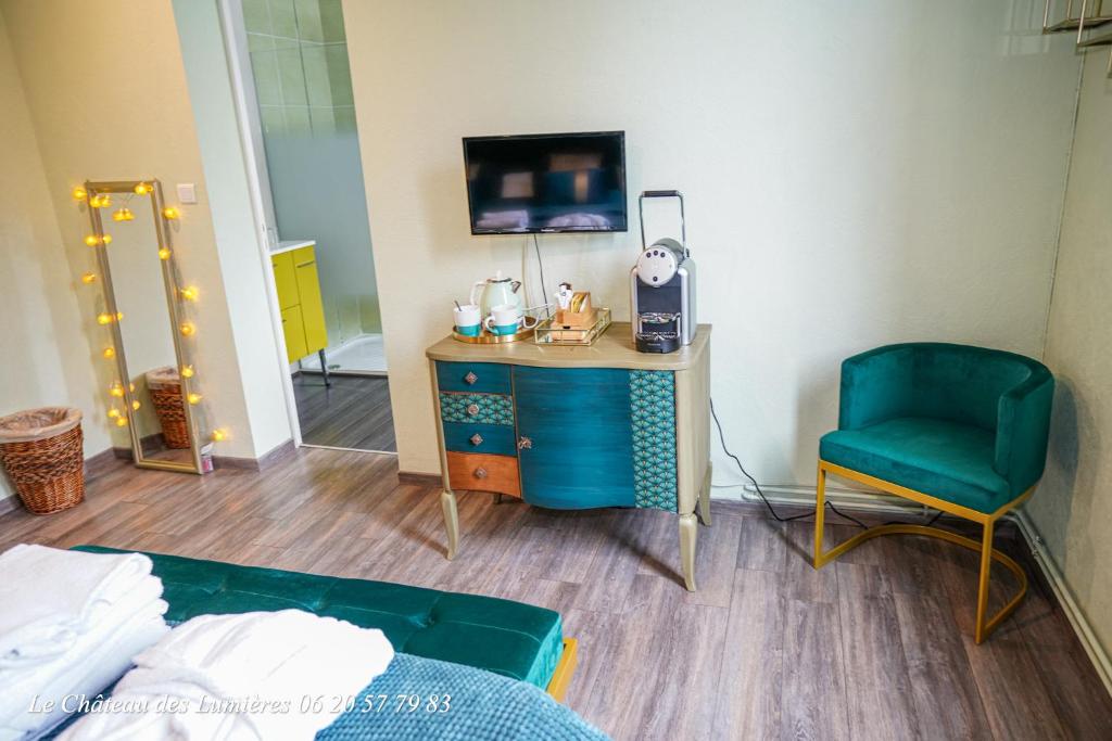 Le Château des Lumières de la Baie de Somme Chambre D'hôtes de Charme - Doppelzimmer