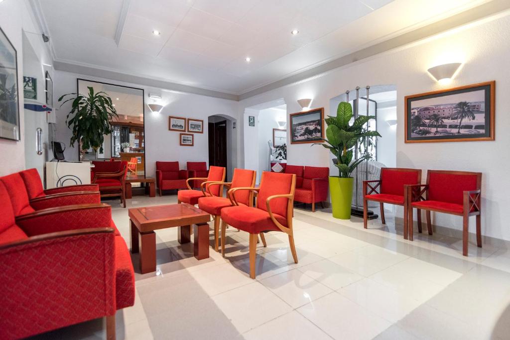 Posezení v ubytování Hostal Bellavista Formentera