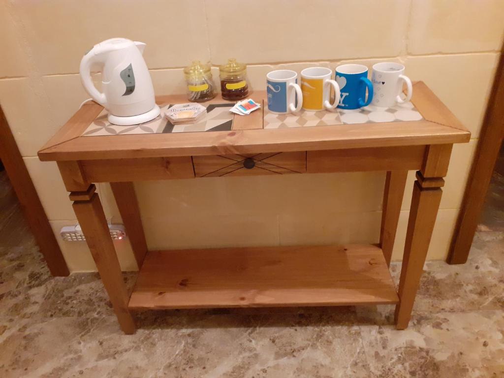 Kaffi- og teaðstaða á Trigoria