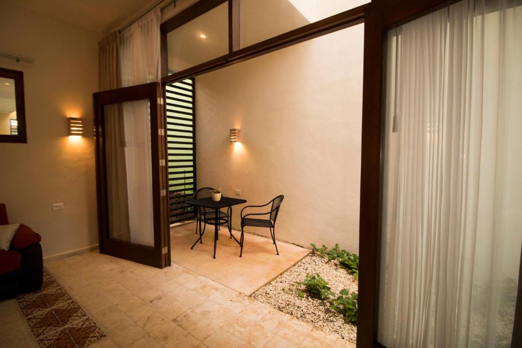 Un lugar para sentarse en Hotel Boutique SAYAB