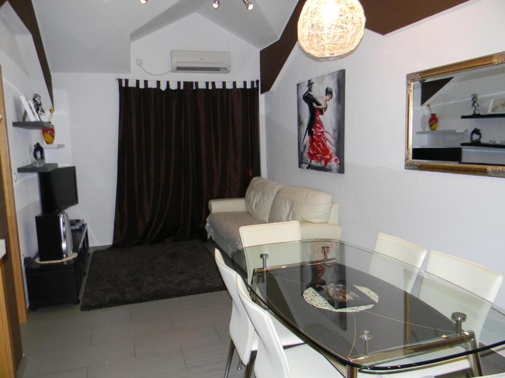 Posezení v ubytování Apartments Lorenco
