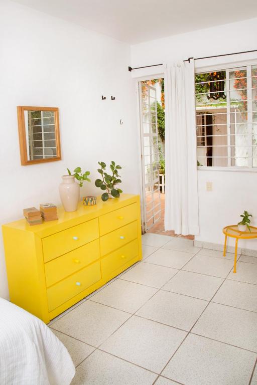 Posezení v ubytování Casa Canario Hostel