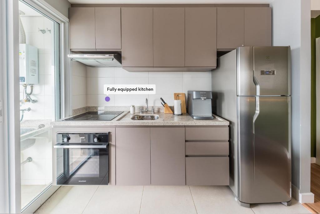  Apartamento completo com vaga - Vila Olímpia