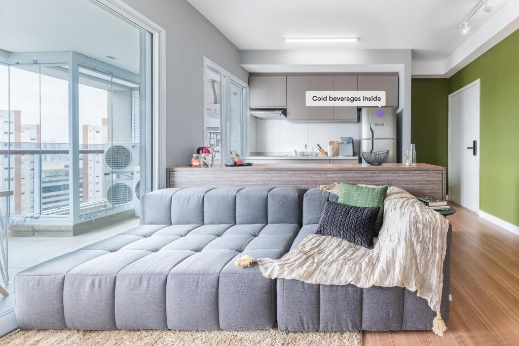  Apartamento completo com vaga - Vila Olímpia