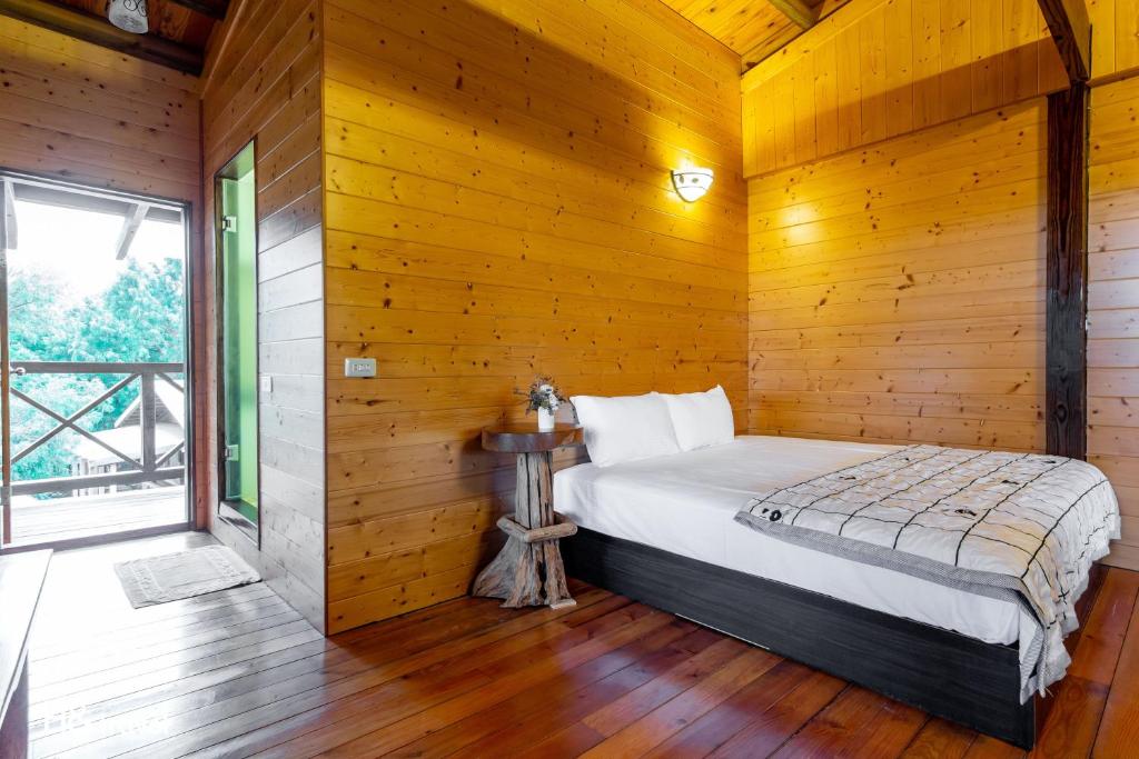 Postel nebo postele na pokoji v ubytování Water Villa