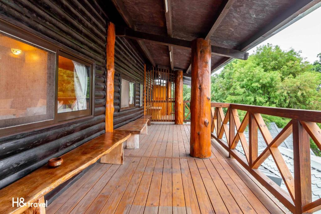Balkón nebo terasa v ubytování Water Villa