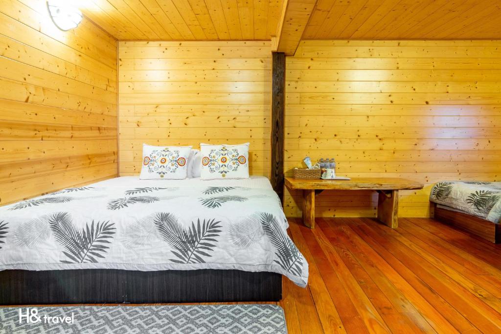 Postel nebo postele na pokoji v ubytování Water Villa