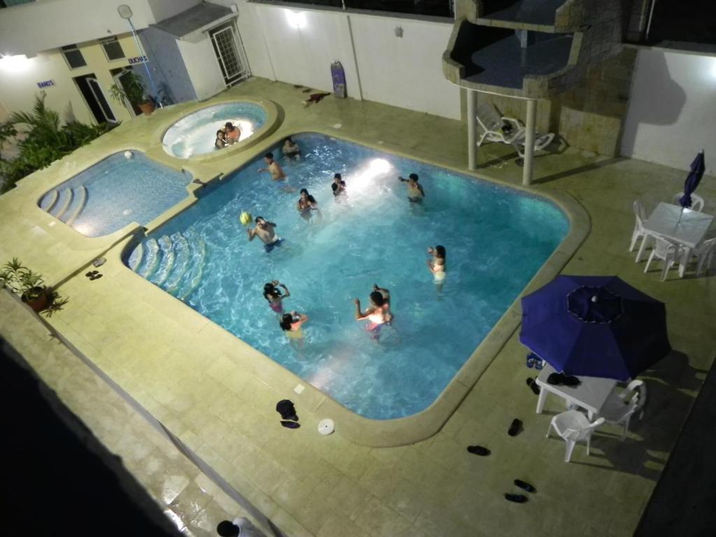 Bazén v ubytování Casa y Mar Hotel nebo v jeho okolí