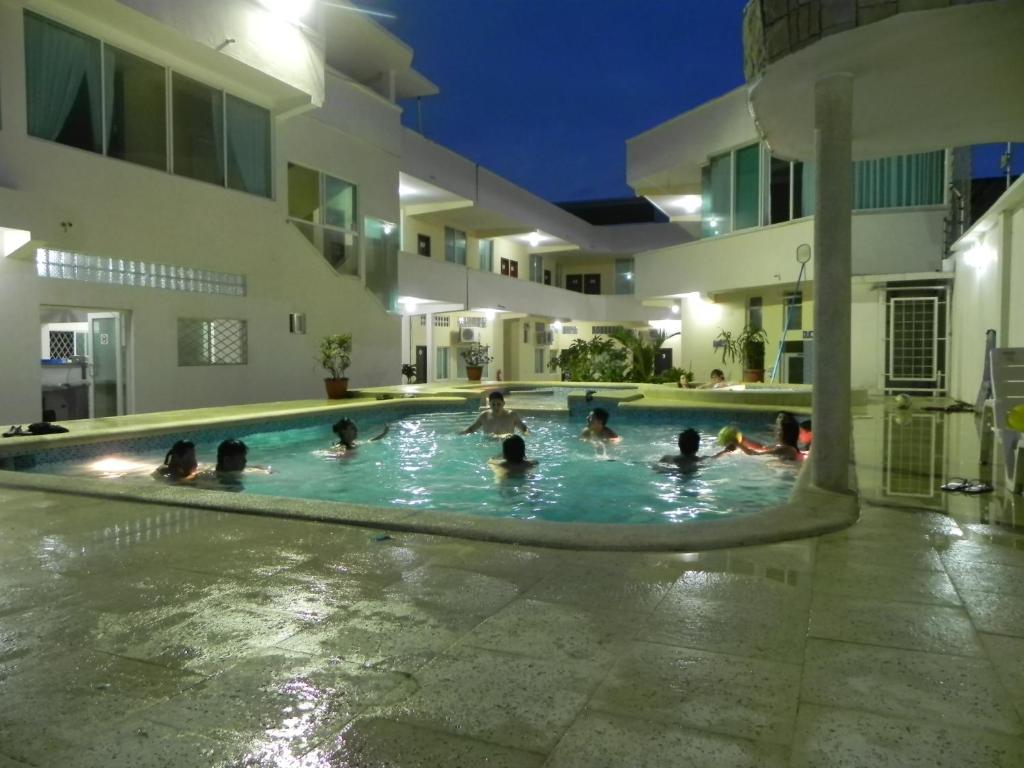 Bazén v ubytování Casa y Mar Hotel nebo v jeho okolí