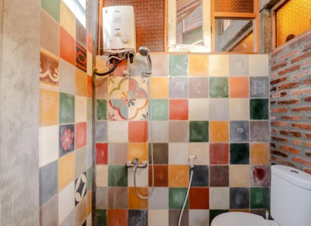 Koupelna v ubytování Lorong Homestay