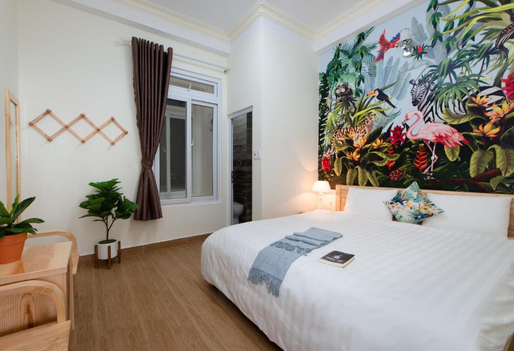 Moc Thach Hostel Dalat客房内的一张或多张床位
