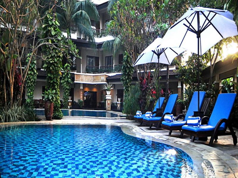 Bazén v ubytování Le Dian Hotel nebo v jeho okolí