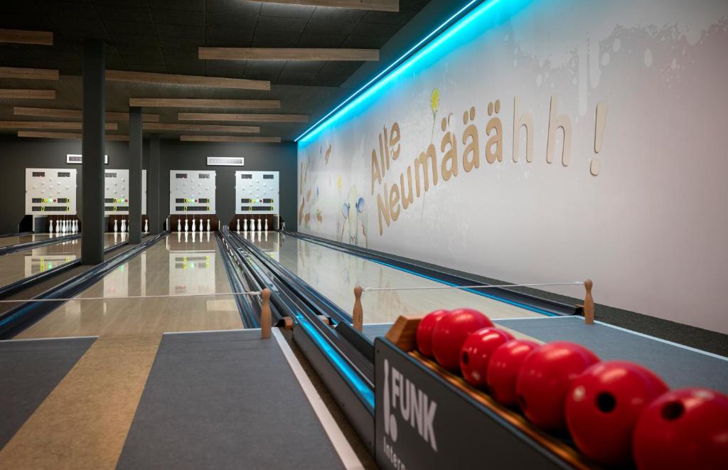 Biliár nebo kulečník v ubytování JUFA Hotel Weiz