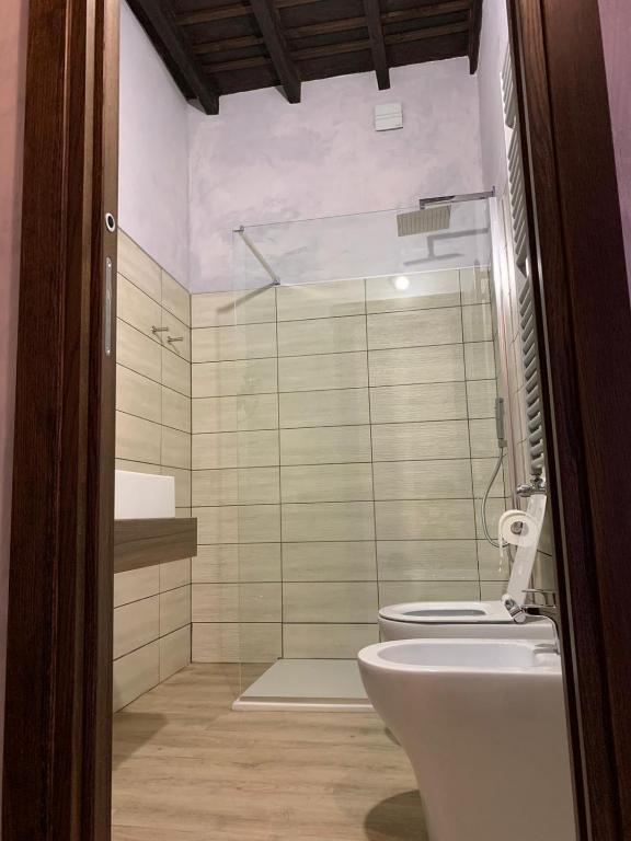 Kúpeľňa v ubytovaní Affittacamere La Piazzetta