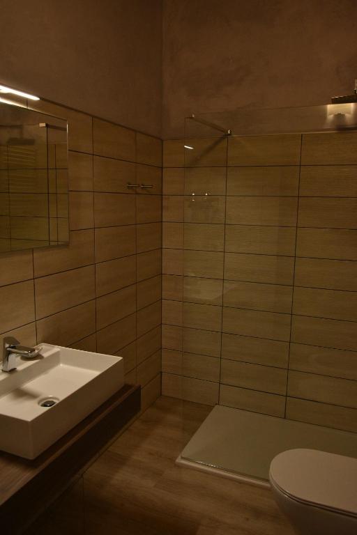 Kúpeľňa v ubytovaní Affittacamere La Piazzetta