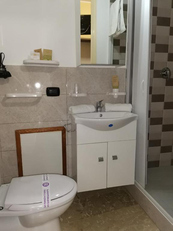 Kúpeľňa v ubytovaní Fratelli Clemente Spa and Hotel