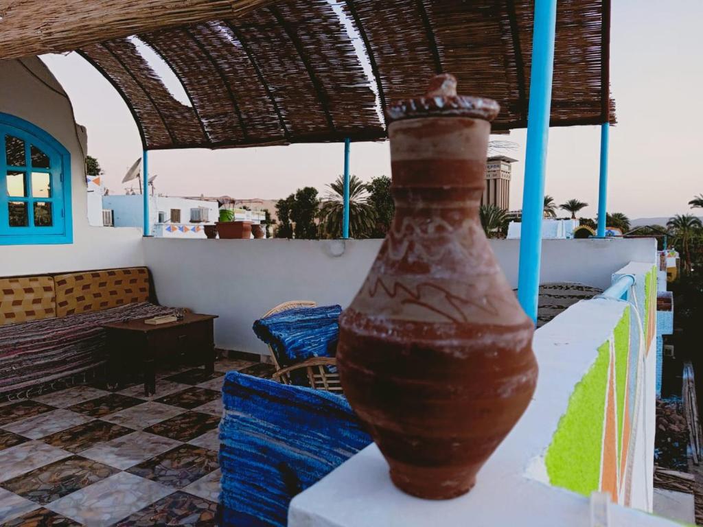 Balkón nebo terasa v ubytování Nubian Paradise