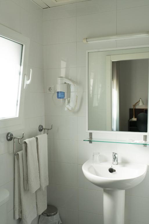 Koupelna v ubytování Hotel Madrid de Sevilla
