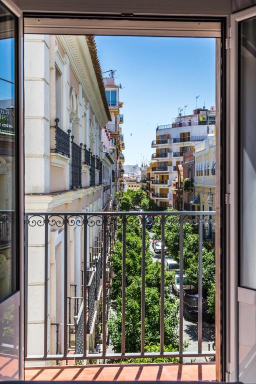 Balkón nebo terasa v ubytování Hotel Madrid de Sevilla