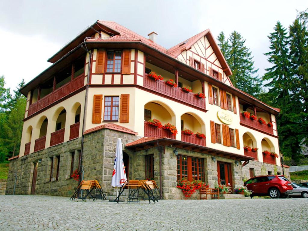 Budova, kde se bed and breakfast nachází