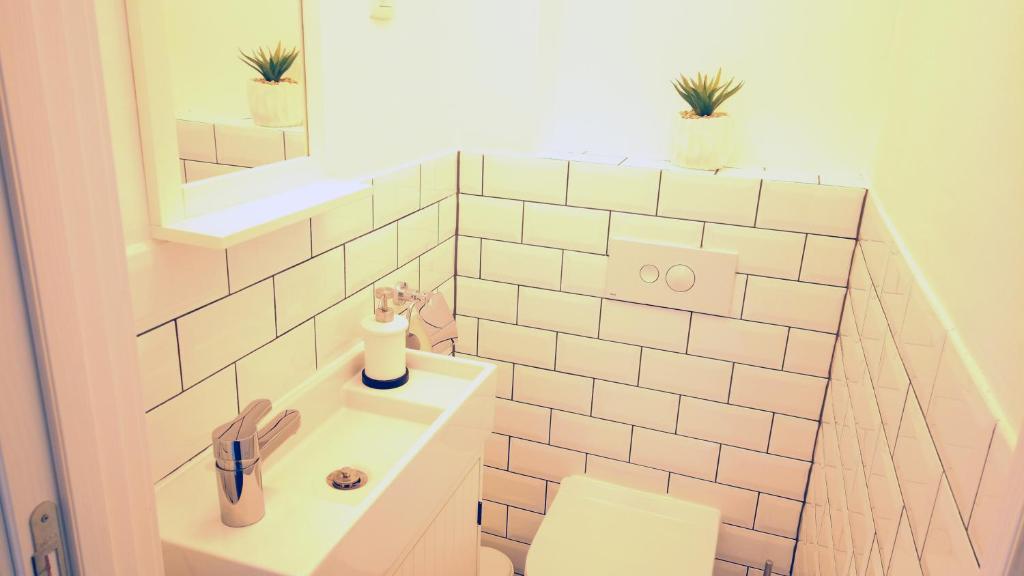 Kúpeľňa v ubytovaní Beach House Ana