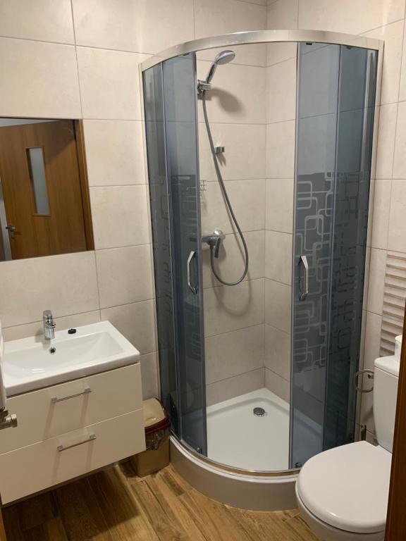 Łazienka w obiekcie Hostel Sportowa