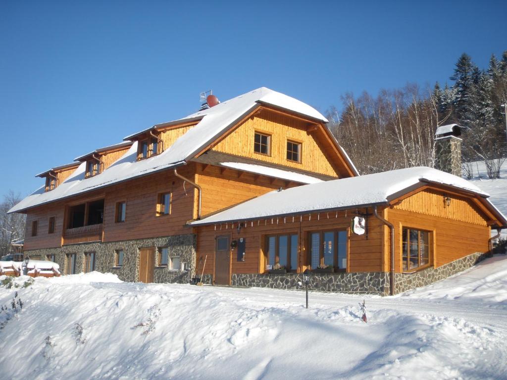 Luxusní horský apartmán v Beskydech v zimě