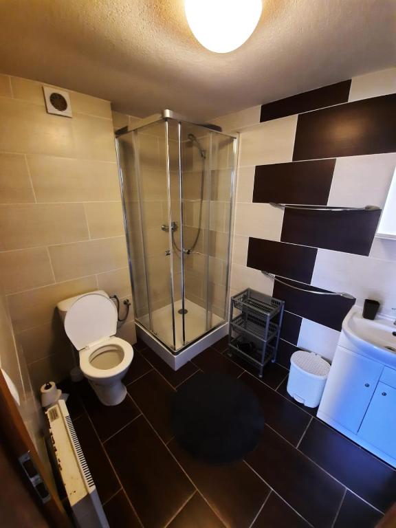 Koupelna v ubytování Apartmany Star