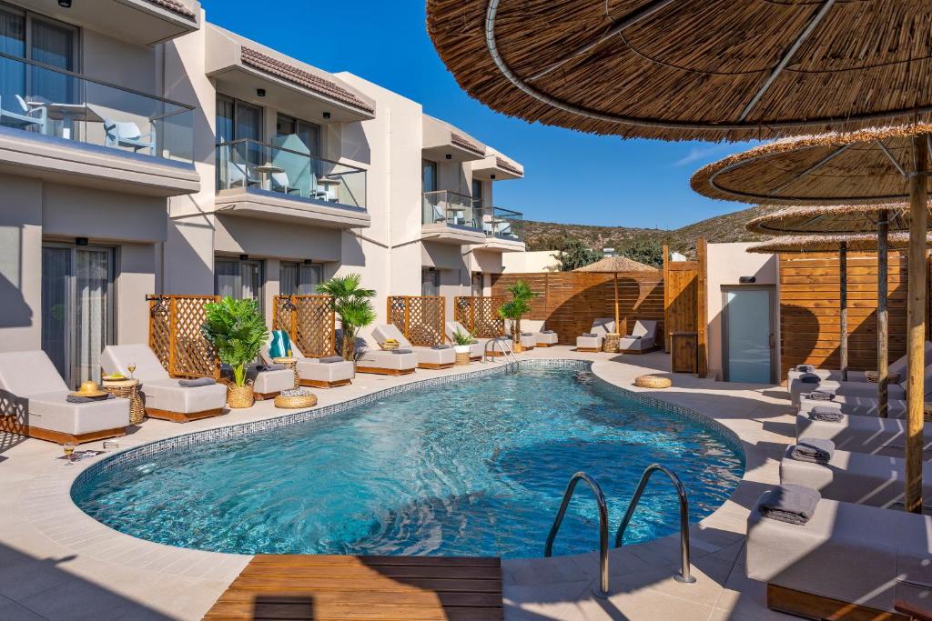 an image of a swimming pool in a villa at Oasis Hotel Prasonisi in Prasonisi