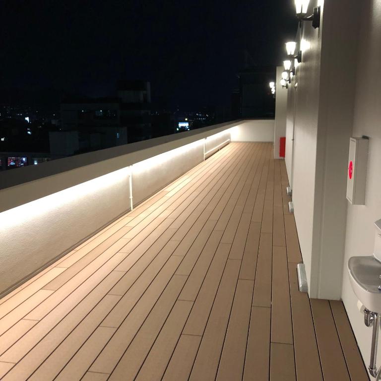 Balkón nebo terasa v ubytování Hotel Aru Kyoto Sanjo Kiyamachi Do-ri
