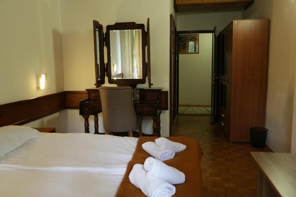 Postel nebo postele na pokoji v ubytování Hotel Trayal