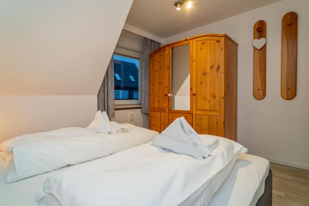 Postel nebo postele na pokoji v ubytování Falkennest 1