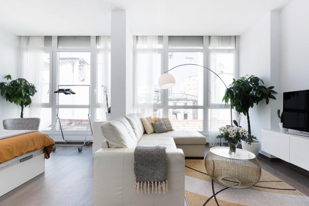 A seating area at Juan de Padilla Boutique by Nagoa Homes