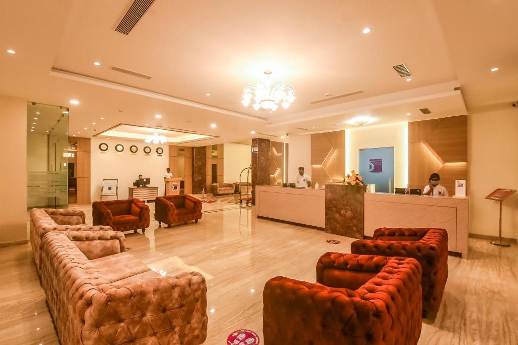 Posezení v ubytování Emerald Clarks Inn Suites