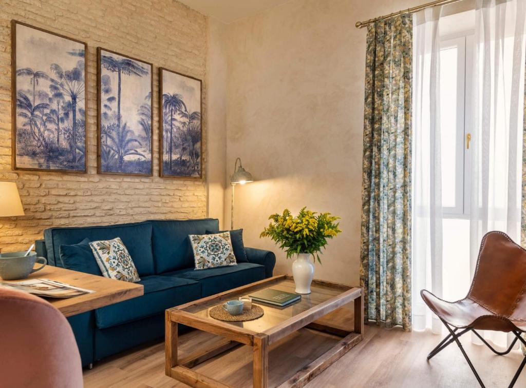 Posezení v ubytování Casa Sevilla 1855 Suites by Época