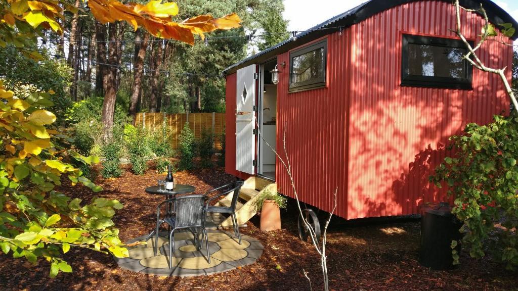Zahrada ubytování Forest Heath Shepherd's Huts