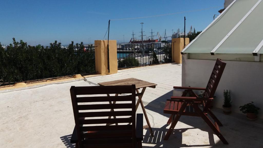 Balkón nebo terasa v ubytování Apartamento Puerta al Mar
