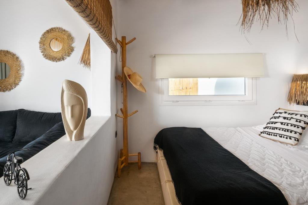 Postel nebo postele na pokoji v ubytování AQUA HOUSE