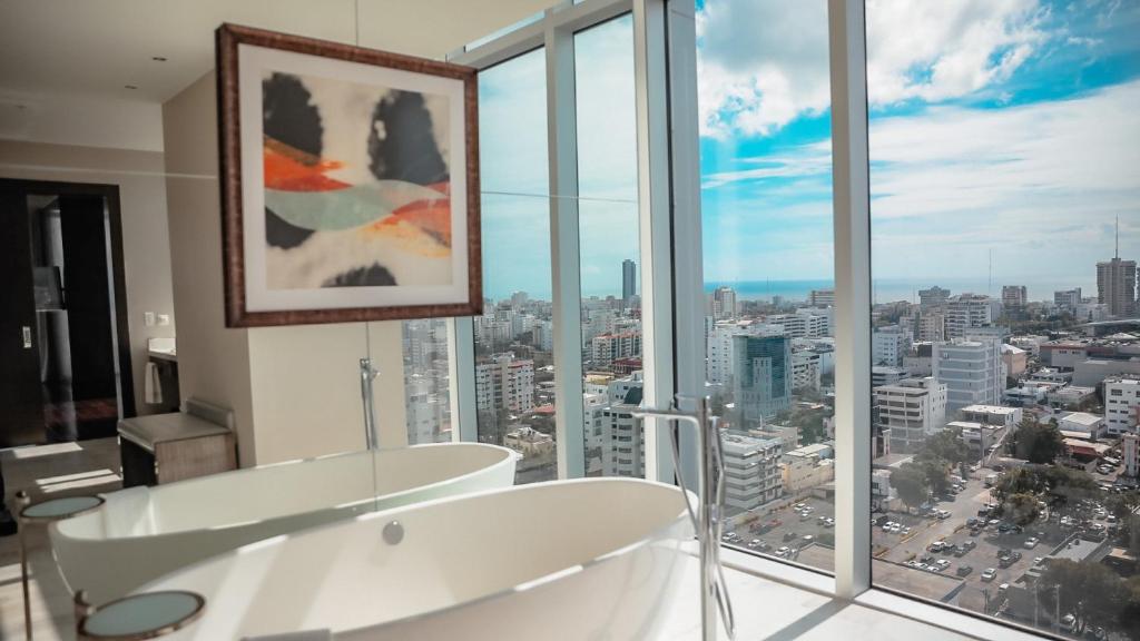 Nespecifikovaný výhled na destinaci Santo Domingo nebo výhled na město při pohledu z hotelu