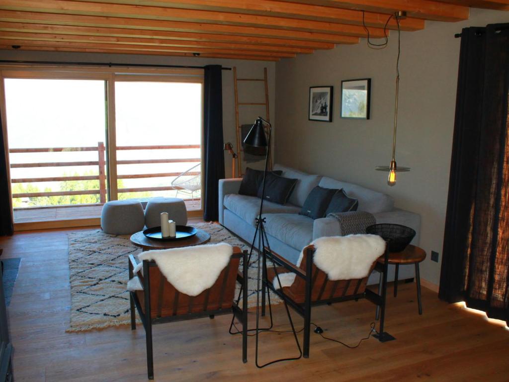 Posezení v ubytování Top chalet with marvelous view