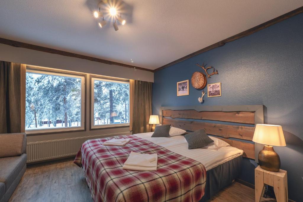 Postel nebo postele na pokoji v ubytování Jeris Lakeside Resort