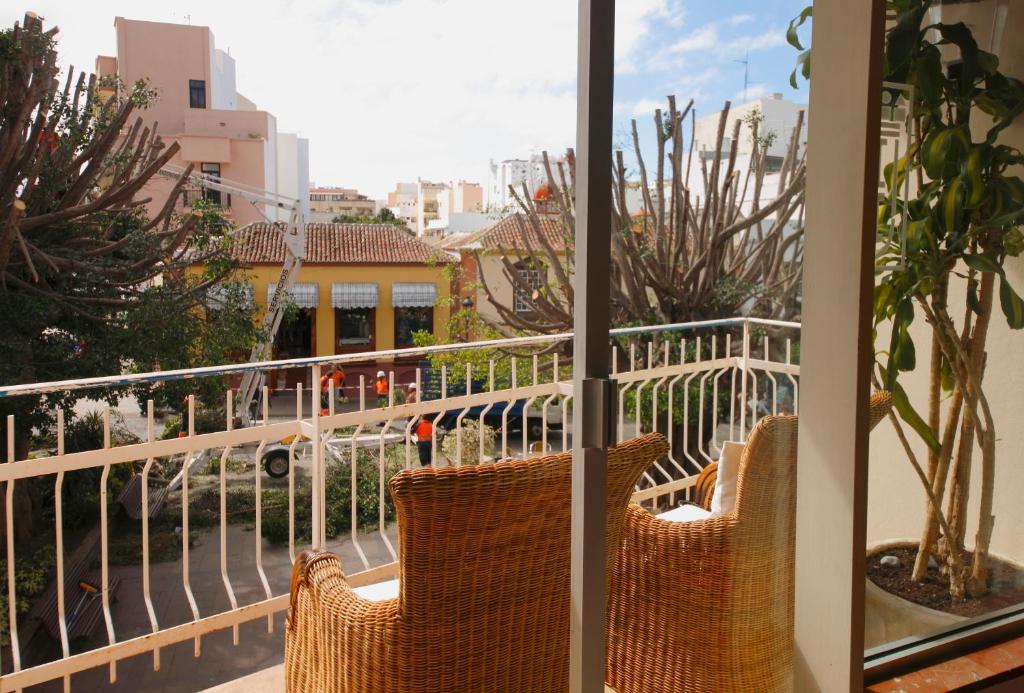 Balkón nebo terasa v ubytování Hotel Edén