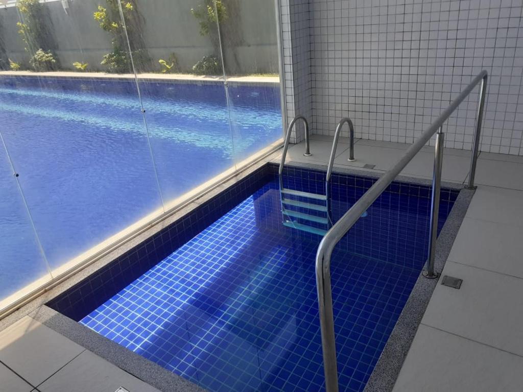  Apartamento de 02 Quartos Pé na Areia Vista Mar no Beach Way