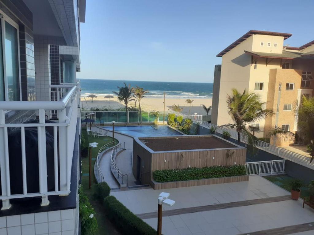  Apartamento de 02 Quartos Pé na Areia Vista Mar no Beach Way