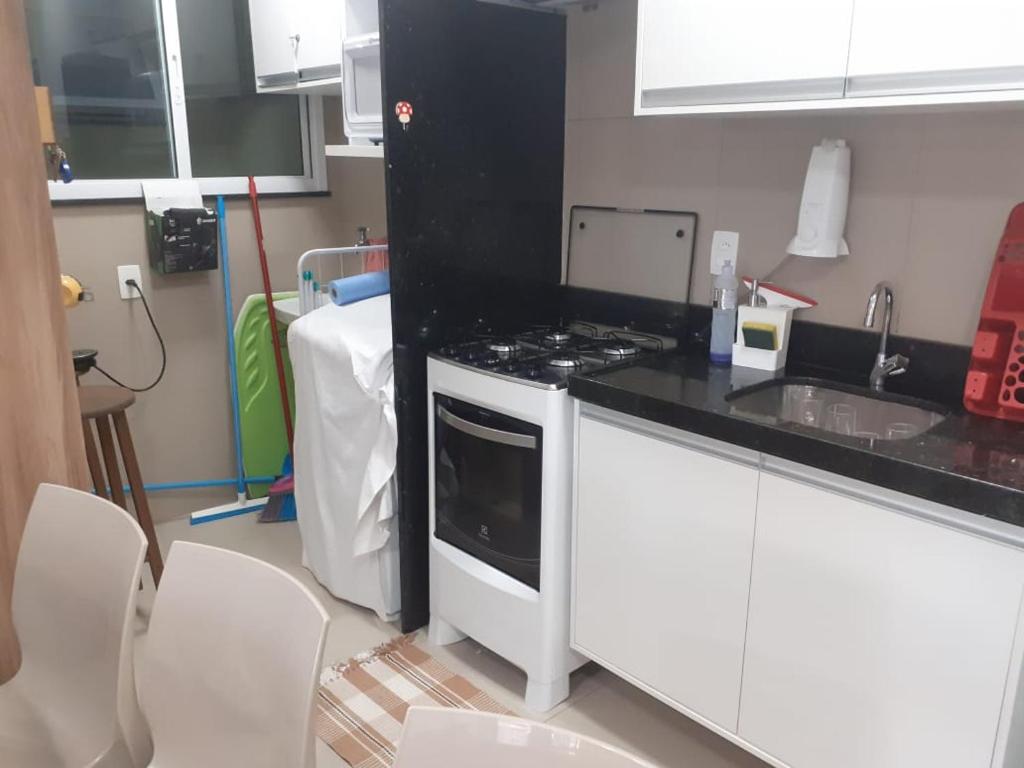  Apartamento de 02 Quartos Pé na Areia Vista Mar no Beach Way