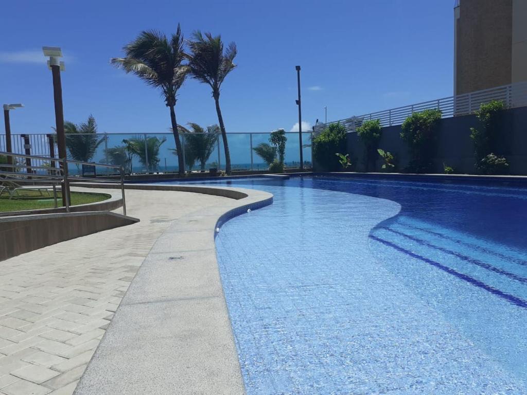  Apartamento de 02 Quartos Pé na Areia Vista Mar no Beach Way
