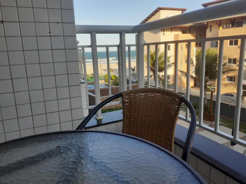  Apartamento de 02 Quartos Pé na Areia Vista Mar no Beach Way
