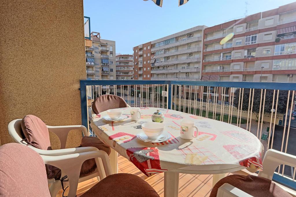 En balkon eller terrasse på 035 - Gaviotas 002 - comfortHOLIDAYS