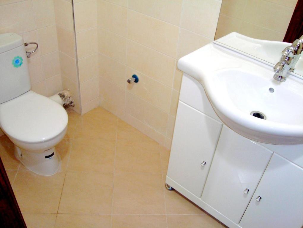 Koupelna v ubytování Yasmine Appartements