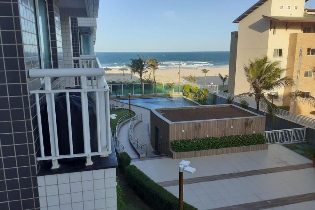  Apartamento de 02 Quartos Pé na Areia Vista Mar no Beach Way